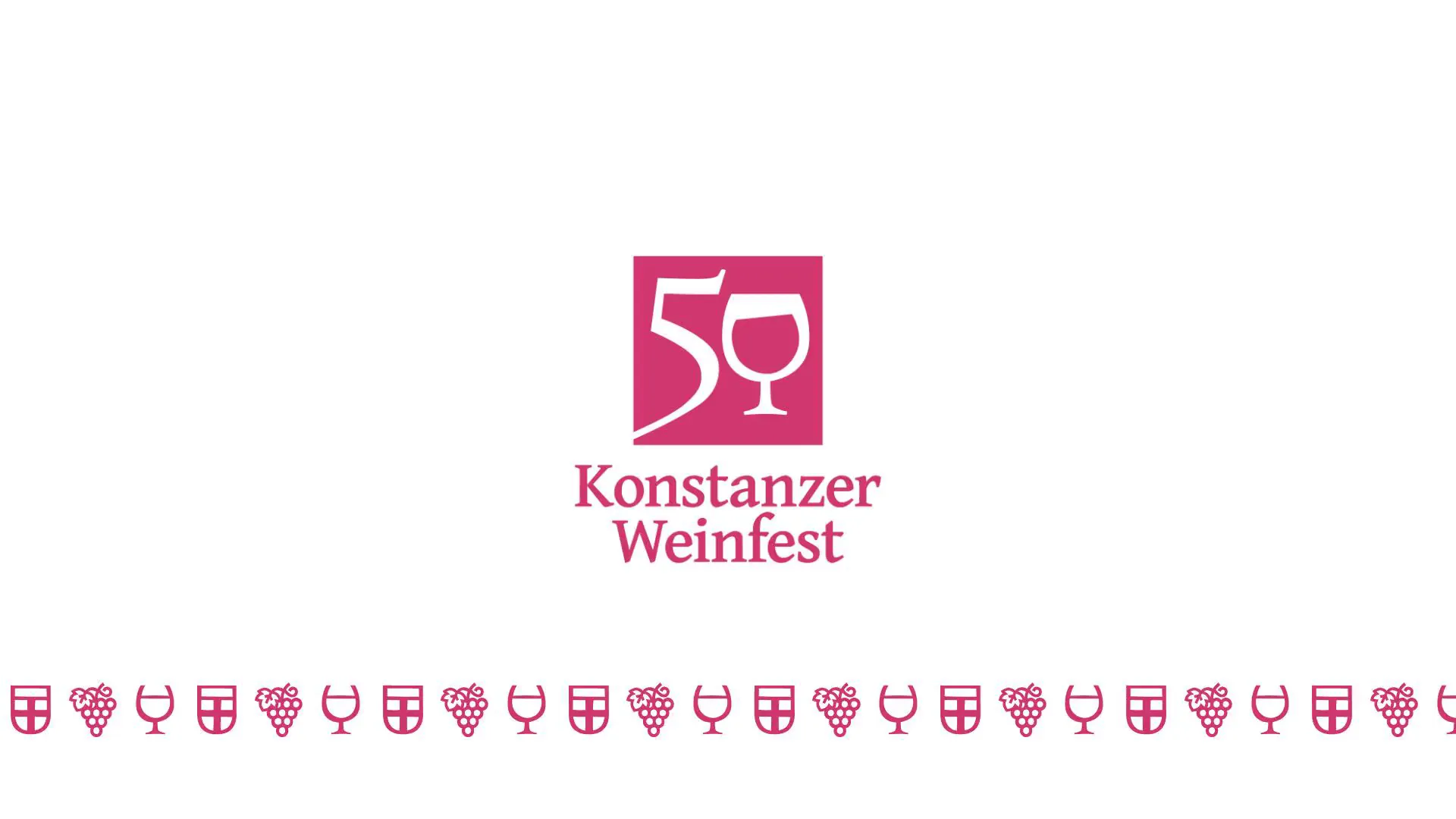 50. Konstanzer Weinfest Logo und Pattern
